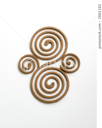 It is a mosquito coil, a tray dyed pattern 2662162