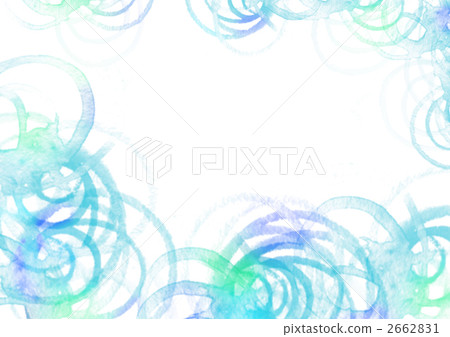 frame, watercolor painting, illustration 2662831