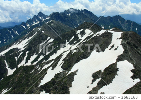 Spear / Hodaka山峰從山。 2663163