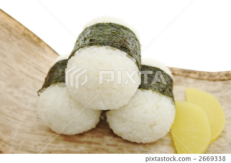 rice ball, japanese box lunch, pickled 2669338
