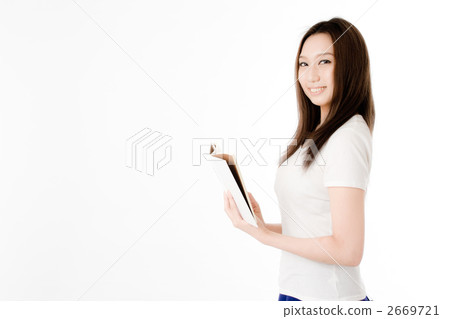 A woman reading A woman reading 2669721