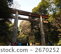 The gate of Meiji Shrine 2670252