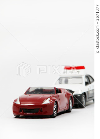 跑車和警車[微型車] 2671377