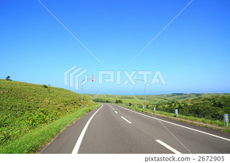 straight path, road, driving course 2672905