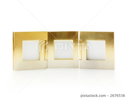 Gold triple stereo photo frame 2676536