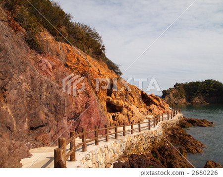 sensuijima, sensui island, rocky stretch 2680226