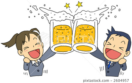 A toast with beer 2684957