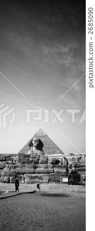 Sphinx and pyramid <panorama> 2685090