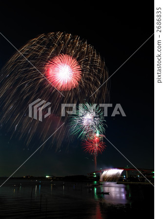 Kisarazu Port festival fireworks display 2686835