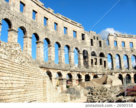 Croatia Istra Peninsula Pula Amphitheater 2690550