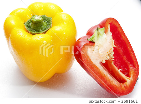 紅色和黃色辣椒粉 2691661