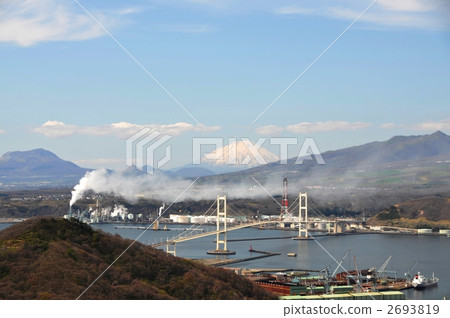 羊蹄山和室蘭白鳥橋 2693819