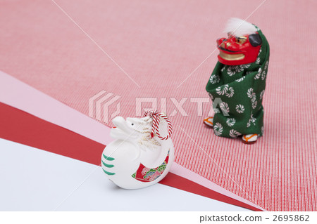 Dragon clay bells and lion dance dolls Dragon clay bells and lion dance dolls 2695862