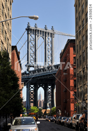 曼哈頓大橋和帝國大廈 2698654