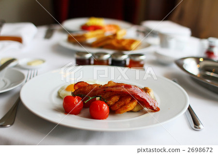 breakfast, morning, western food 2698672