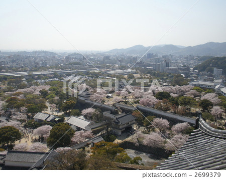 View from Himeji Castle and the castle tower 2699379