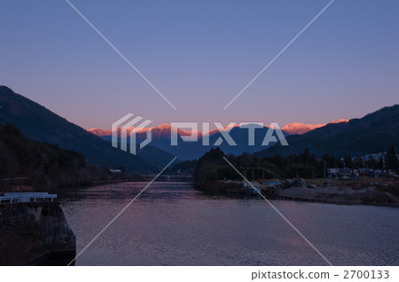 Sunset in the Central Alps 2700133