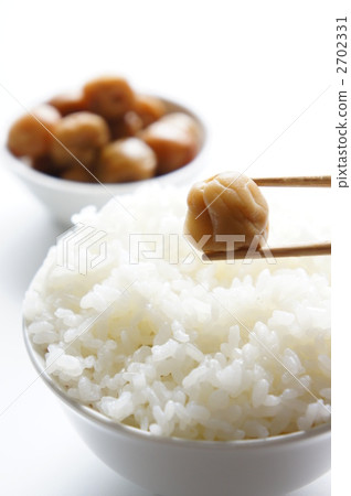 米飯和醃李子 2702331