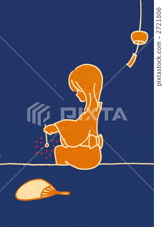 Girl and sparkler fireworks Girl and sparkler fireworks 2721806