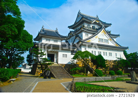 岸和田城堡(Kishijo-machi,岸和田市,大阪府)的城堡塔 岸和田城堡(Kishijo-machi,岸和田市,大阪府)的城堡塔 2721929