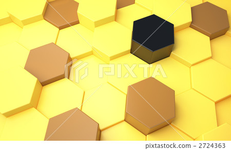蜂窩狀結構 蜂窩 背景素材 2724363
