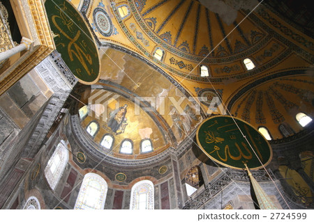 (Turkey) Inside of Aya Sofia in Istanbul (Turkey) Inside of Aya Sofia in Istanbul 2724599
