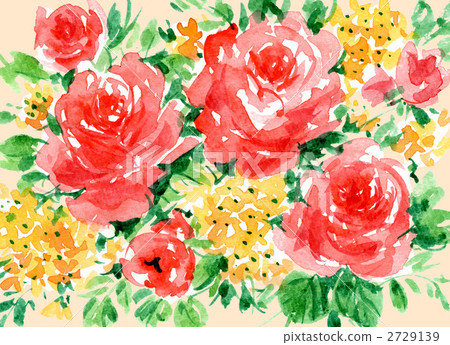 玫瑰花 illustration 數字動畫 2729139