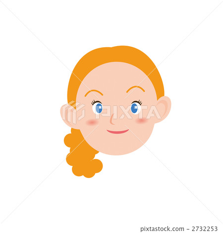 一名外國婦女的面孔的例證 2732253