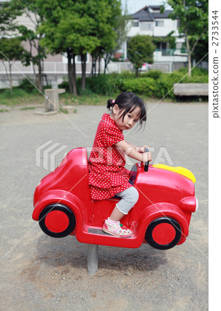 spring play equipment, one piece, dark hair 2733544