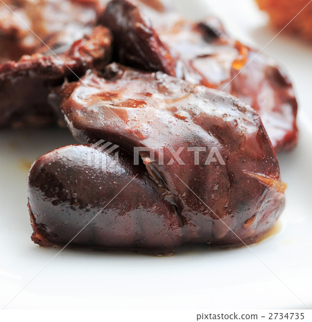 chicken liver, liver, glaze 2734735