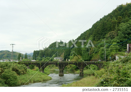 石橋 廣告詞留白 村莊 2735551