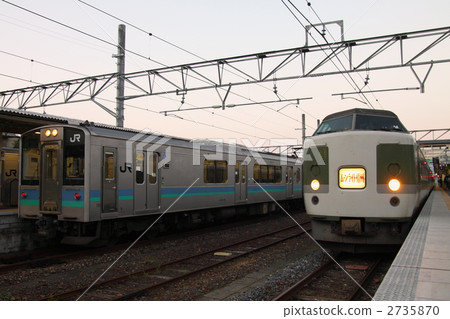 183 series, moonlight shinshu, night train 2735870