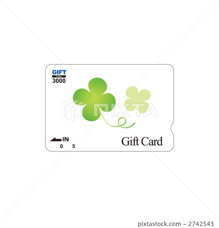 Illustration of gift card / prepaid card 2742543