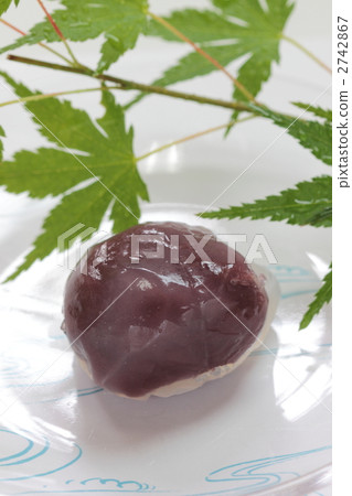 涼圓 豆沙涼圓 蓋著野葛澱粉的豆沙球 2742867