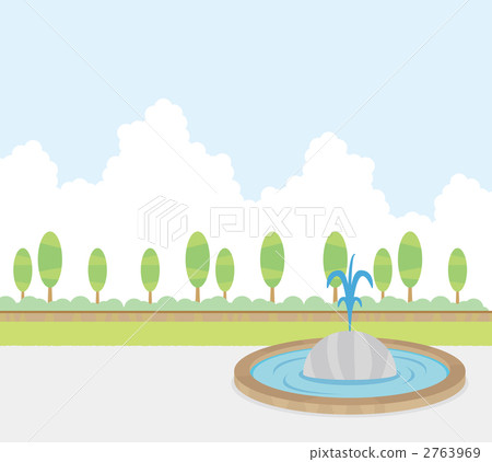 公園 方形 露天市場 2763969