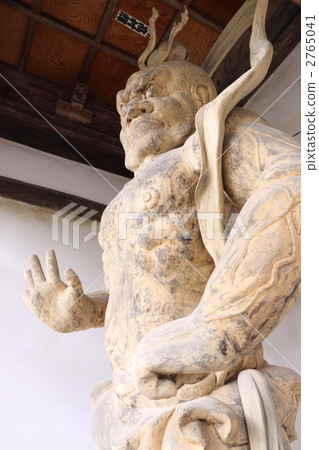 Kagawa prefecture Mitsuyoshi Yamamoto cho Shikoku Shrine Place No. 67 Buddha Daxing Temple Nioh Image 2765041