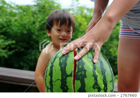 Landscape cutting watermelon 2767660