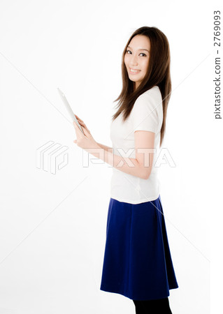 平板電腦和女士們 2769093