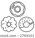 Donut (pen touch line drawing) 2769101