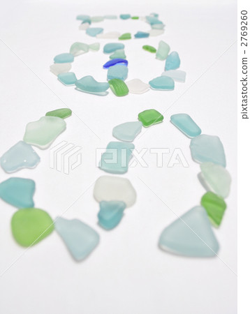 shh, lower-case letter, sea glass 2769260