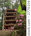 Muroji寺和杜鵑花的五層塔 2770104