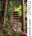 Muroji寺和杜鵑花的五層塔 2770112