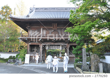 [Shikoku Eighty-eight Places] No. 1 Morning Ryozenji Sanmon, Naruto City, Tokushima Prefecture 2770260