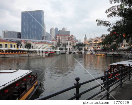 clarke quay, downtown area, asiatic 2770939