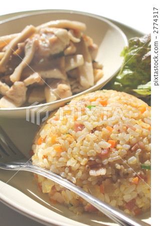 One plate lunch (fried rice) One plate lunch (fried rice) 2774317