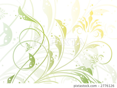 蔓藤花紋 葉子 葉 2776126