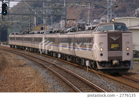El express train passing through Shimamoto station on Tokaido Main Line North Kinki 2776135