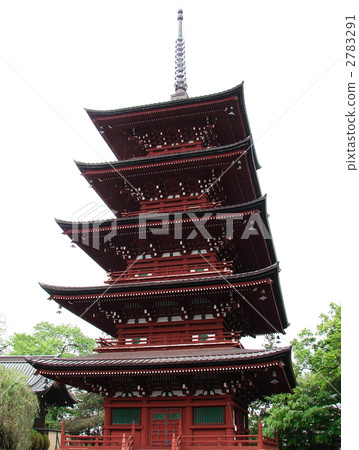 木製 傳統 五重塔 2783291