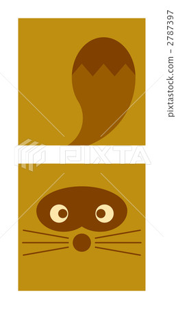 浣熊狗浣熊動物例證 2787397