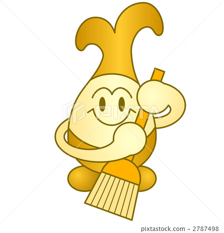 清潔字符吉祥物圖標 2787498